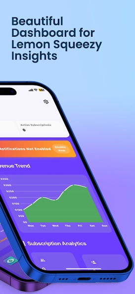 Lemon Squeezy App - Dashboard View