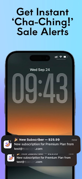Lemon Squeezy App - Notifications View